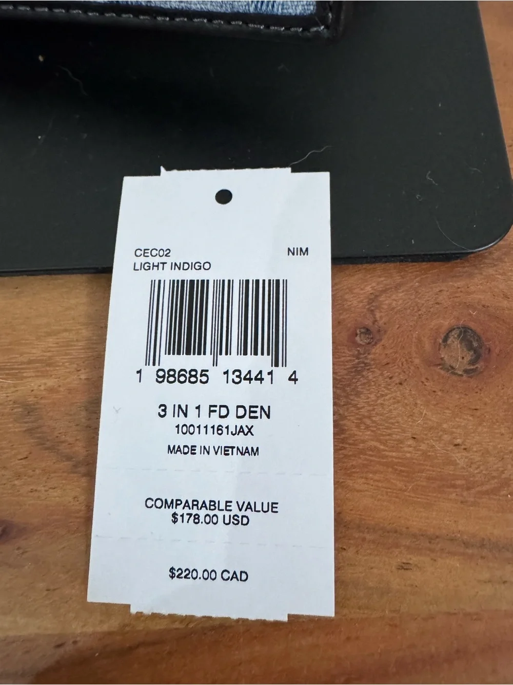 Coach denim wallet